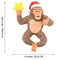 King Kong Climbing The Tree Funny Christmas Tree Topper - Large 10&#x22;